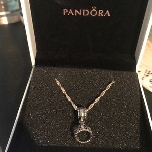Pandora “My Princess” Pendant and Chain